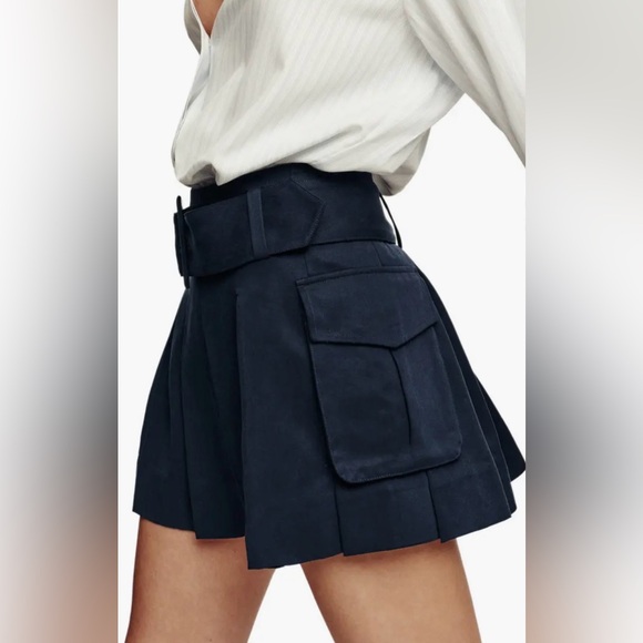 Reformation Brinley Belted Pleated Cargo - Picture 2 of 7